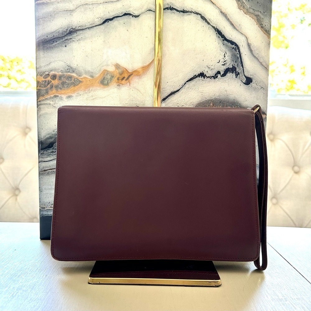 Cartier Burgundy Clutch - Picture 3 of 6